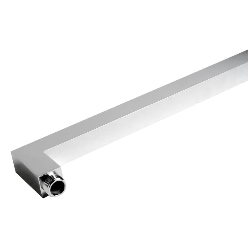 Polished Chrome 20" Square Wall Shower Arm