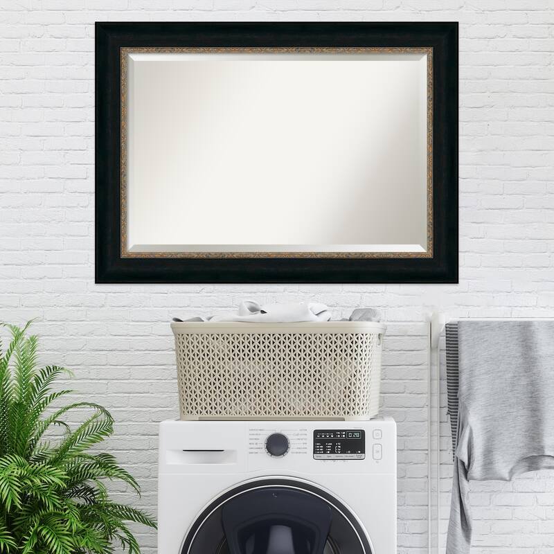 Beveled Bathroom Wall Mirror - Paragon Bronze Frame - Paragon Bronze