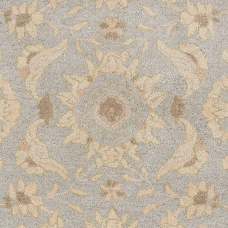 Hand-Tufted Wigton Floral Wool Area Rug