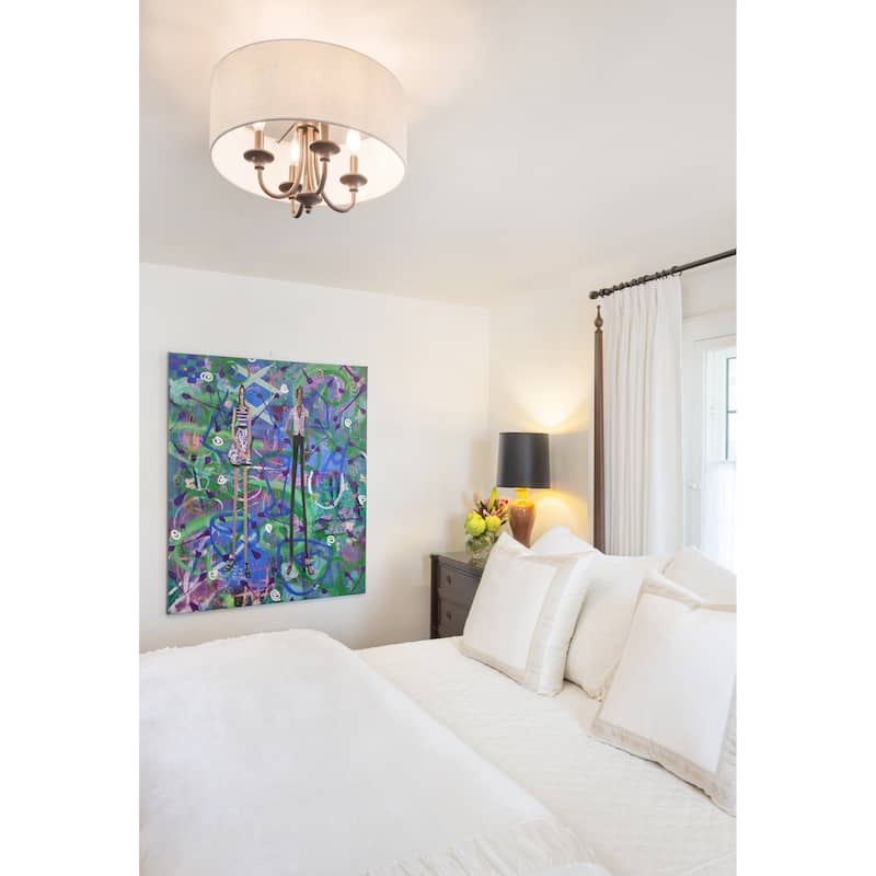 Bongo 4-Light Semi-Flush Mount/Pendant