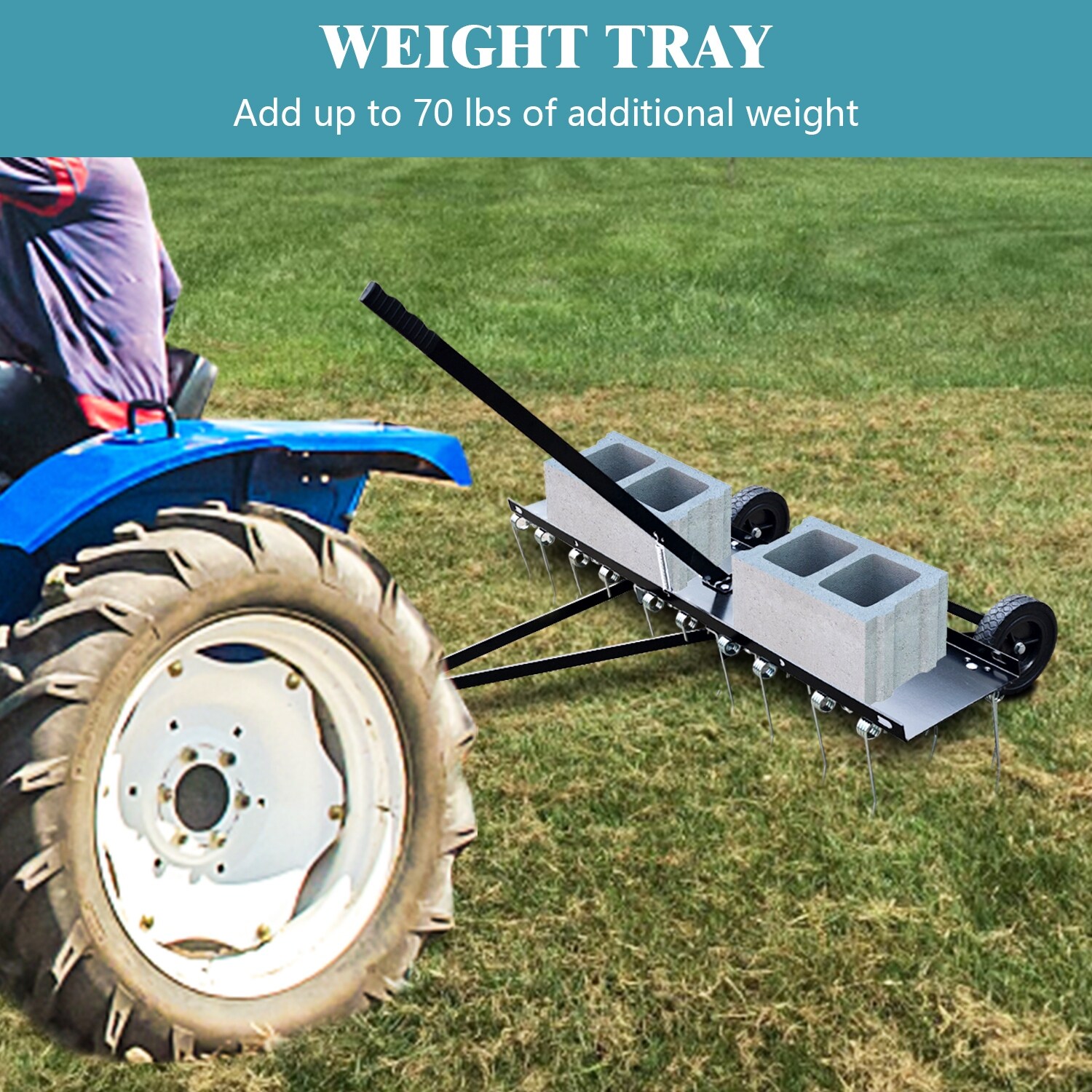 Lawn Dethatcher Pull Behind Dethatcher for Lawn Care Pull UP Thatch Moss Steel Tow Behind Dethatcher for Tractor Bed Bath Beyond 40776797