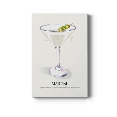 Martini Premium Gallery Wrapped Canvas - Ready to Hang