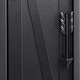 preview thumbnail 13 of 28, Slim Bathroom Cabinet Small Bathroom Storage Corner Floor Cabinet with Magnetic Doors and Shelves Toilet Paper Holder
