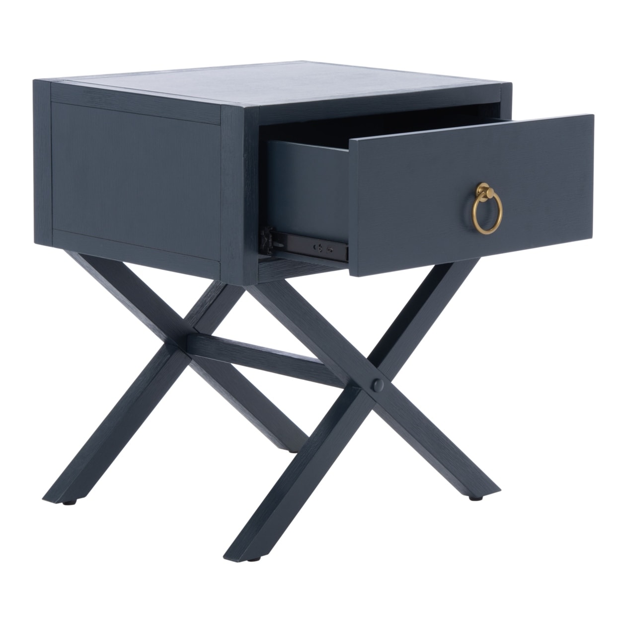 Odilia 1-Drawer Nightstand Navy - Bed Bath & Beyond - 37263183