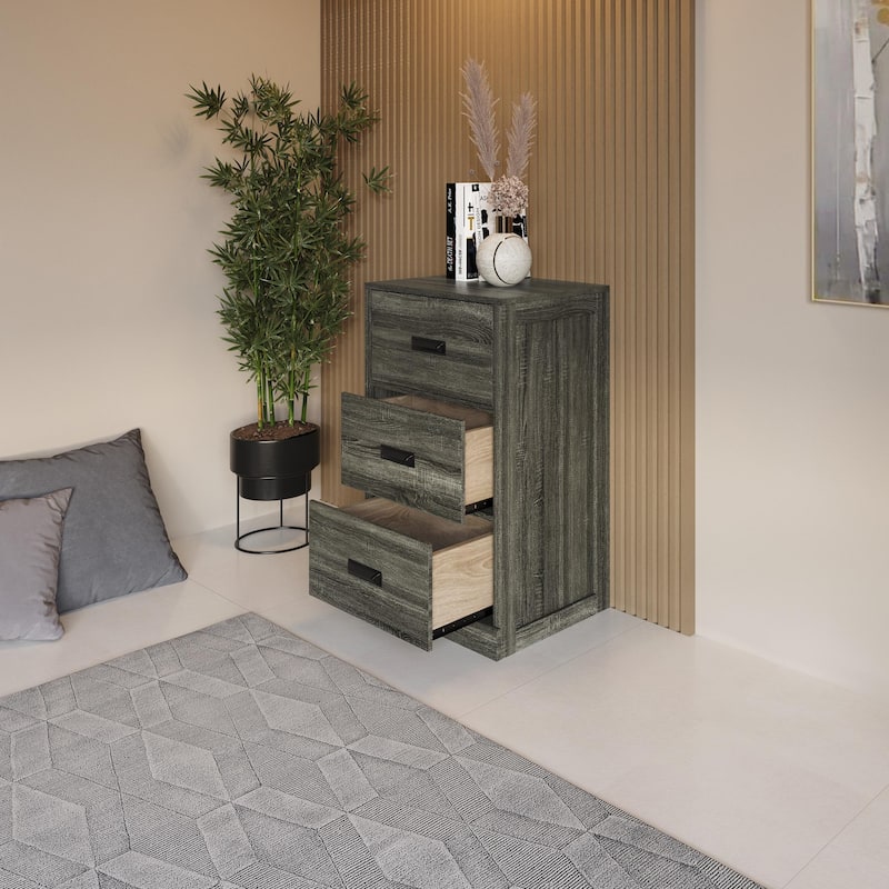 CraftPorch Luxury 3-Drawers Cabinet - N/A