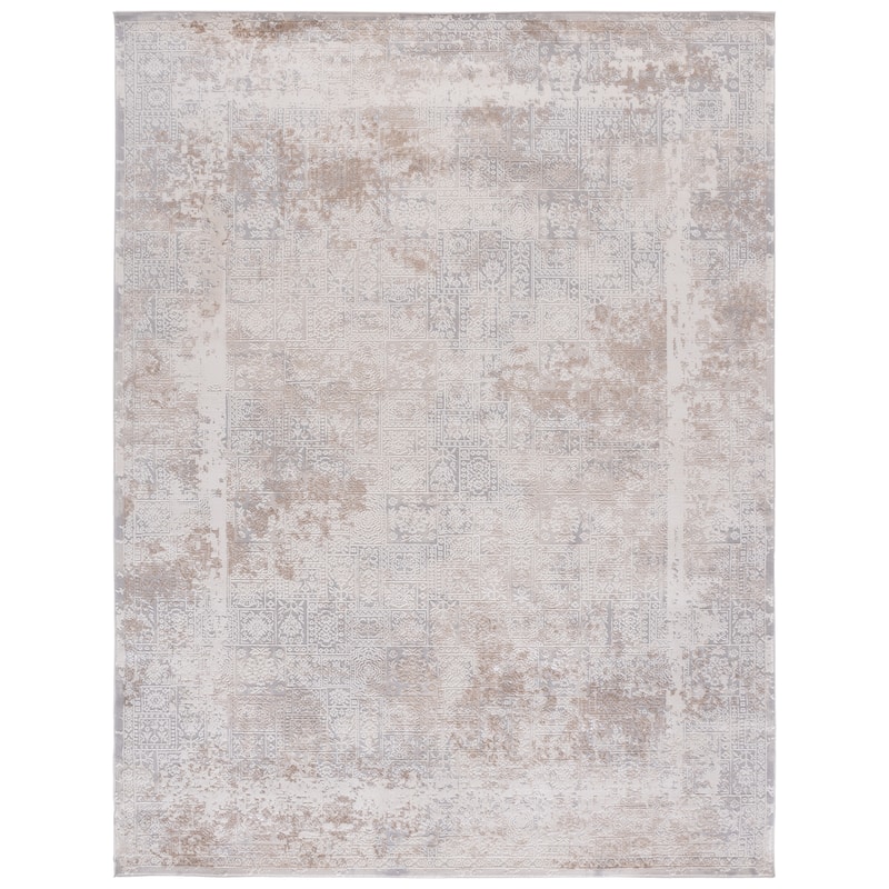 SAFAVIEH Hanna Loriann Contemporary Rug - 8' x 10' - Ivory Grey/Beige