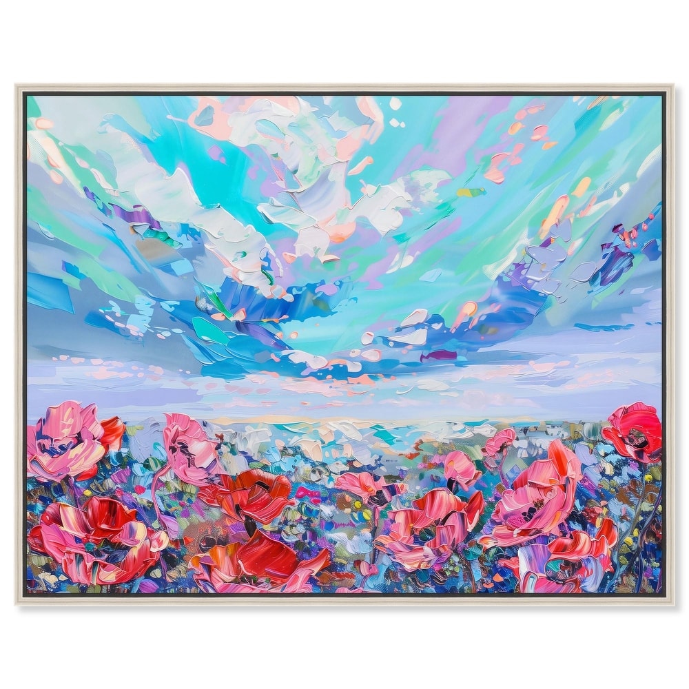 Poppy Paradise Canvas by Art Remedy