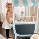 preview thumbnail 4 of 12, Teamson Kids Wooden Ice Cream Cart Pretend Play Food Set with33 pcs Accessory Set for Toddlers