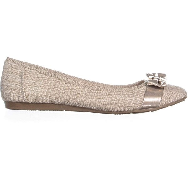 Charter Club Womens Pimmas Bow Ballet Flats