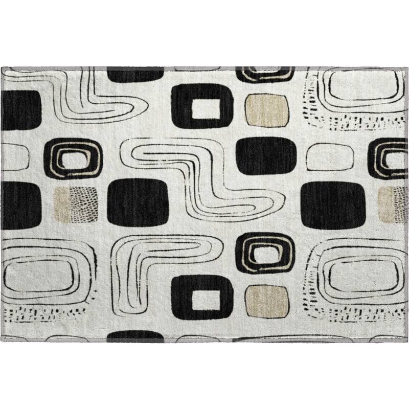 Premium Washable Super Soft Contemporary Elements Mayfield Rug