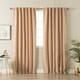 Aurora Home Solid Insulated Thermal Blackout Curtain Panel Pair