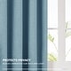 preview thumbnail 81 of 95, Deconovo Faux Linen Total Blackout with Coating Curtains (2 Panel)