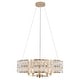 preview thumbnail 25 of 34, 5-Light Candlestick Hanging Linear Chandelier Lighting Crystal Island Chandelier Fixture for Kitchen Island Gold
