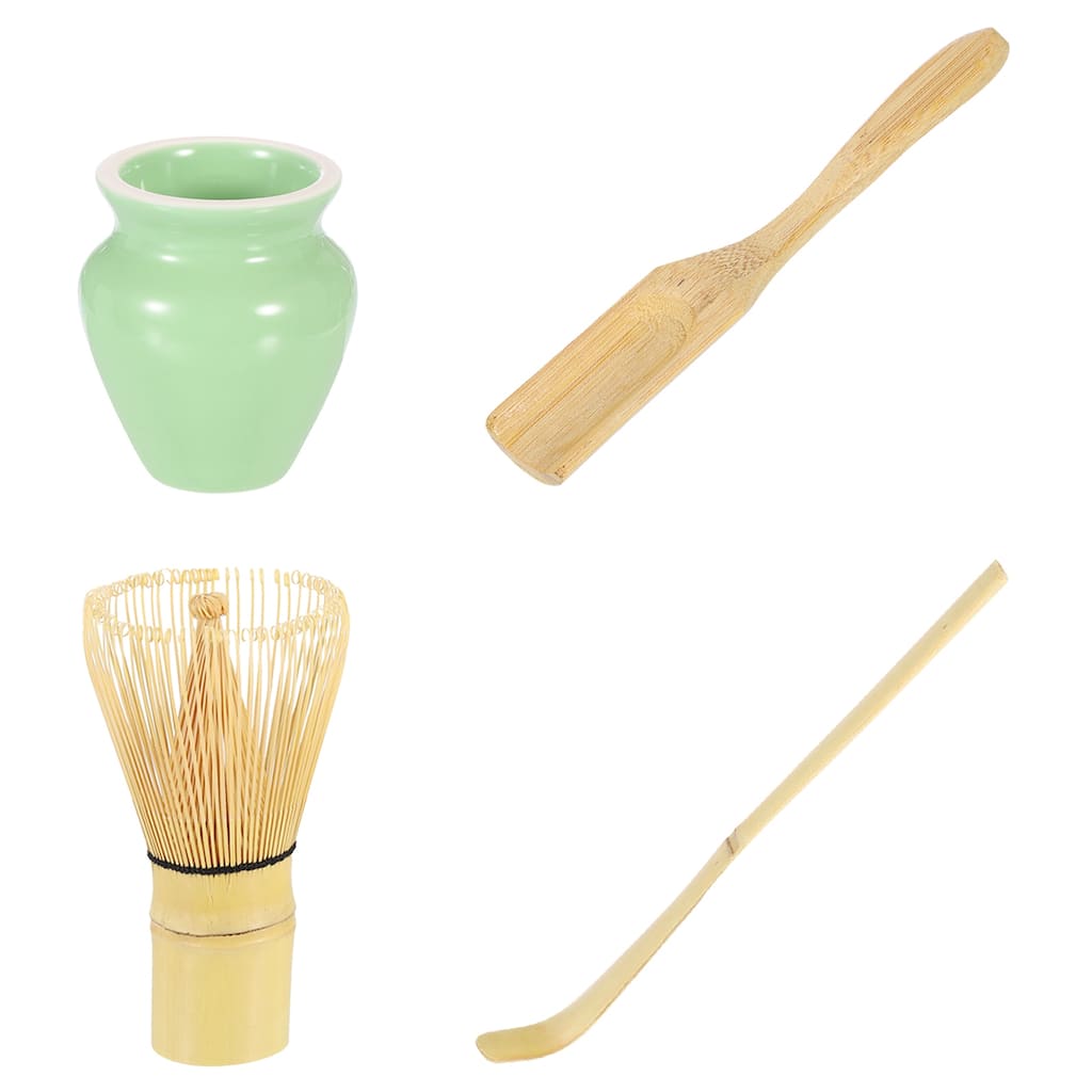 Matcha Set Match Whisk Matcha Scoop Tea Spoon Matcha Whisk Stand 1 Set