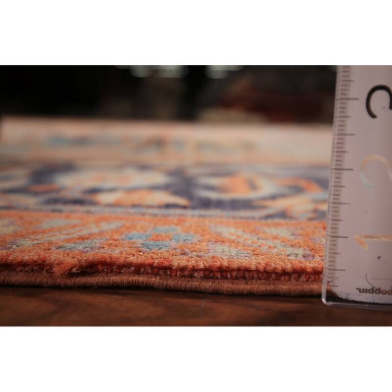 Vegetable Dye Heriz Serapi Area Rug Handmade Oriental Wool Carpet - 9'1" x 12'0"