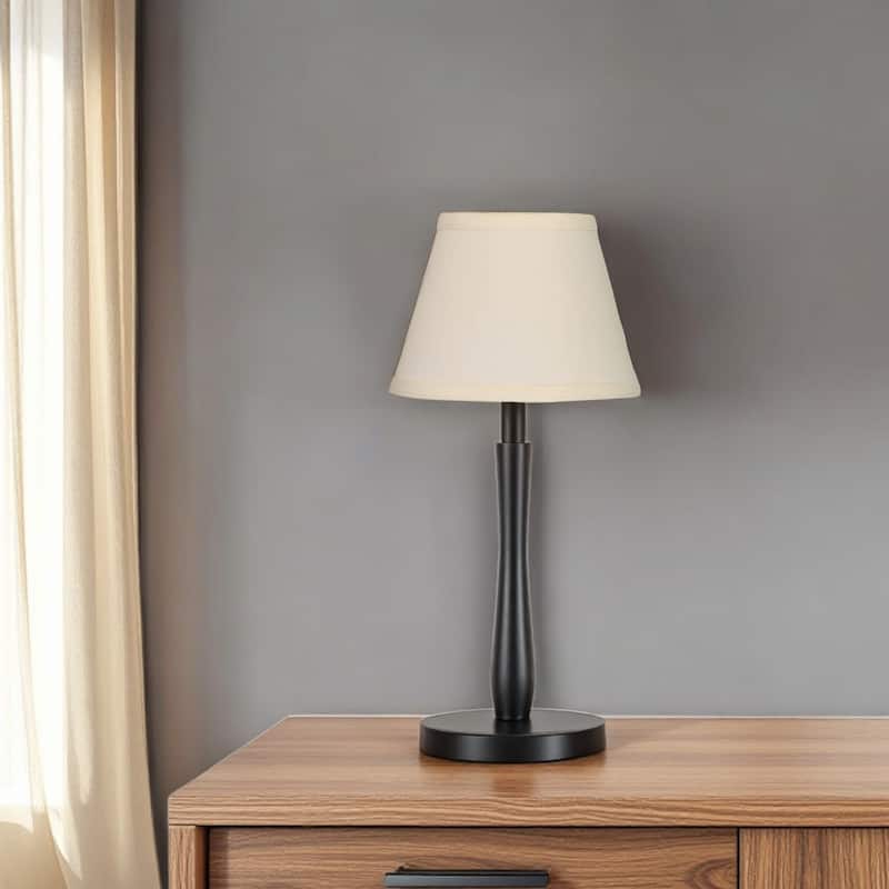 HomeRoots Ivory No Slub Innsbruck Empire Lamp Shade - 8''x8''x7''