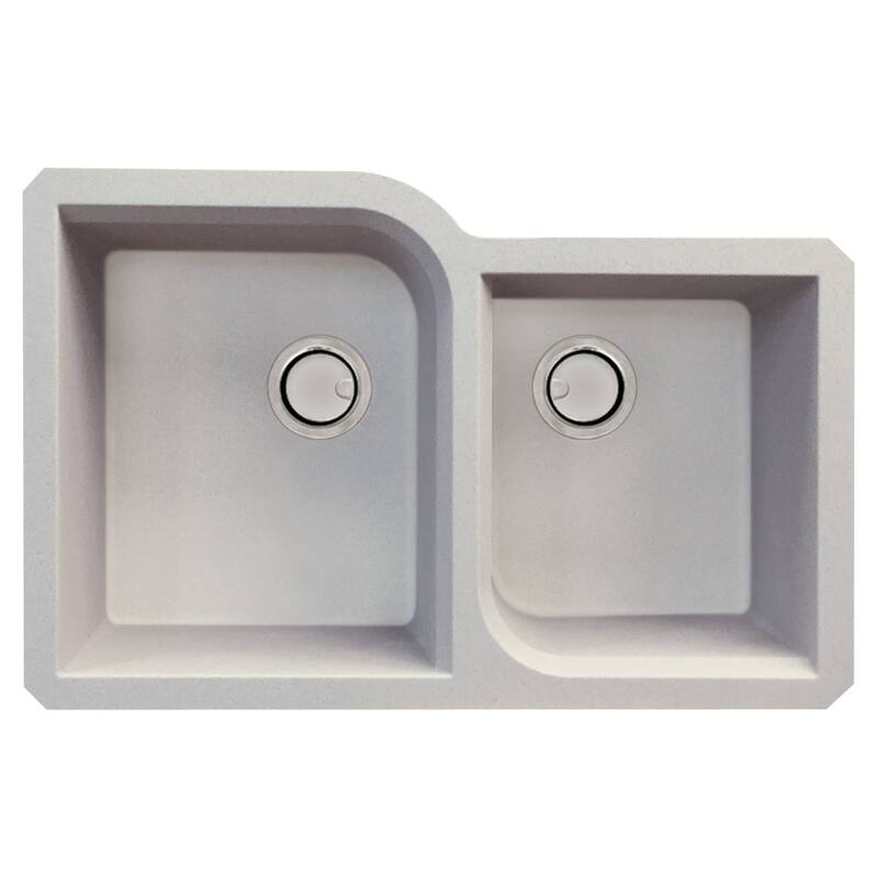 Transolid K-RUDO3120 Radius 31-3/4" Undermount Double Basin Granite