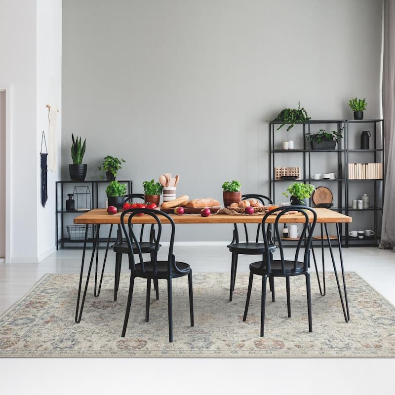 Luxe Weavers Floral Pattern Area Rug, Indoor Carpet for Living Room