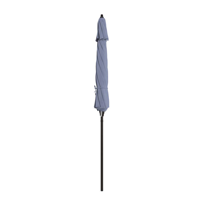 North Bend 9-foot Round Auto-tilt, Bronze Finish, Sunbrella Patio Umbrella by Havenside Home