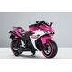 preview thumbnail 11 of 17, 12V Electric Kids Ride On Motorcycle with Lights, Bluetooth Music, Training Wheels, Manual Throttle, Gift for Boys Girls Age 3-6