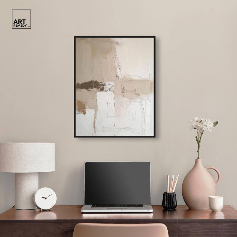 Subtle Earth Tones I Canvas by Art Remedy
