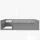 preview thumbnail 15 of 23, Solid Full Wooden Floor Bed Frame with Safety Fence for Kids, Low to Ground Design for Bedroom and Playroom Use, Natural