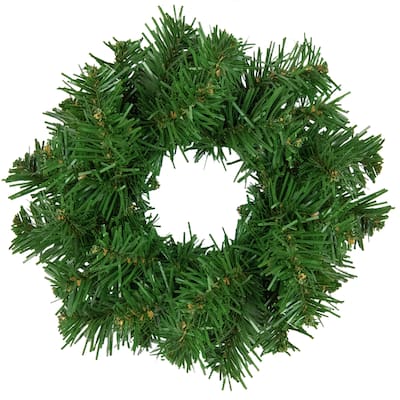 6" Deluxe Dorchester Pine Artificial Christmas Wreath - Unlit
