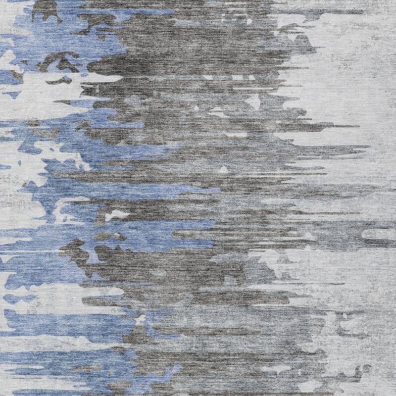 HomeRoots Abstract Transitional Rectangle Outdoor Rug