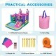 preview thumbnail 9 of 7, Gymax 6-in-1 Kids Inflatable Bounce House w/ 680W Blower Jumping Area