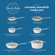 preview thumbnail 18 of 37, Sur La Table Kitchen Essentials 10 Piece PFA Free Titanium Ceramic Nonstick Interior Forged Aluminum Cookware Pots and Pans Set