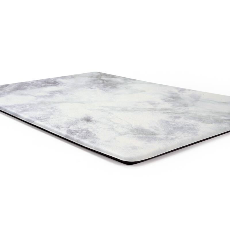 World Rug Gallery Kitchen Marble Pattern Anti Fatigue Standing Mat