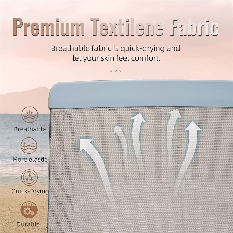 Patio Chaise Lounge Set of 3