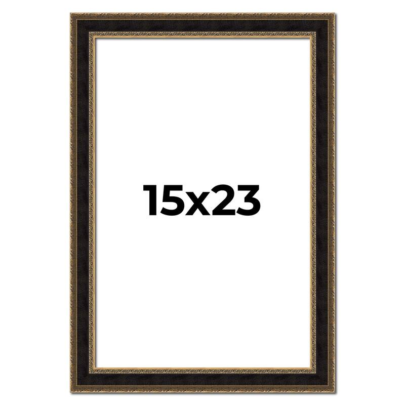 15x23 Frame Gold Antique Vintage Sold Wood Picture Frame | 1.75 Inch