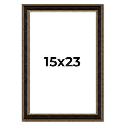 15x23 Frame Gold Antique Vintage Sold Wood Picture Frame | 1.75 Inch