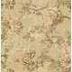 preview thumbnail 2 of 4, Seabrook Designs Marta Floral Trail Unpasted Wallpaper 20.5 in. W x 33 ft. L - Metallic Khaki & Maroon