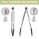 preview thumbnail 9 of 25, Stainless Steel Kitchen Tongs Set Silicone Cooking Tongs 3Pcs