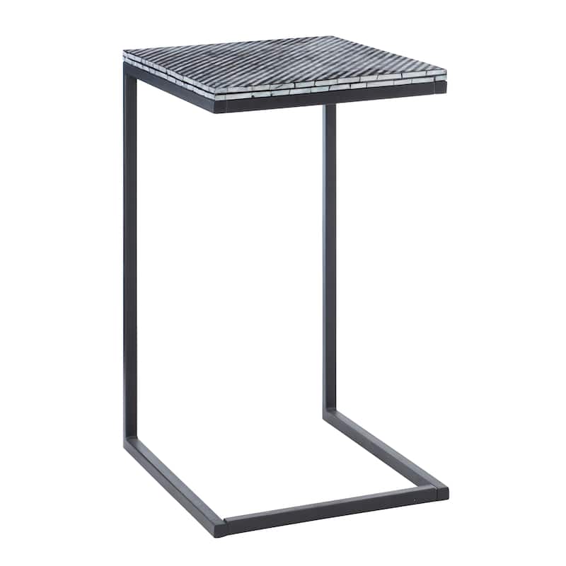 Shawnee Capiz Fish Mosaic Accent C Table