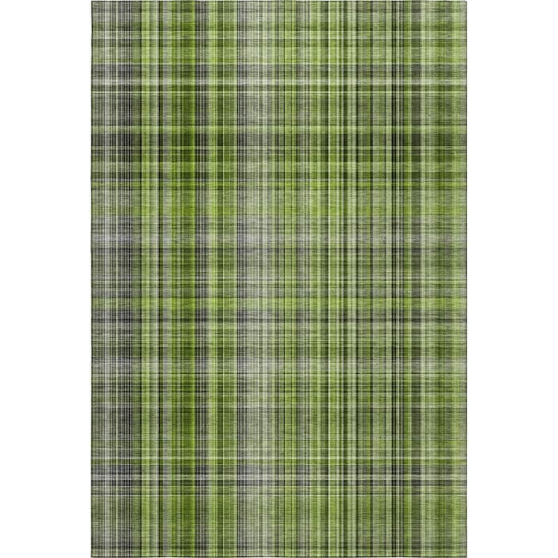 Premium Washable Super Soft Plaid Mayfield Rug