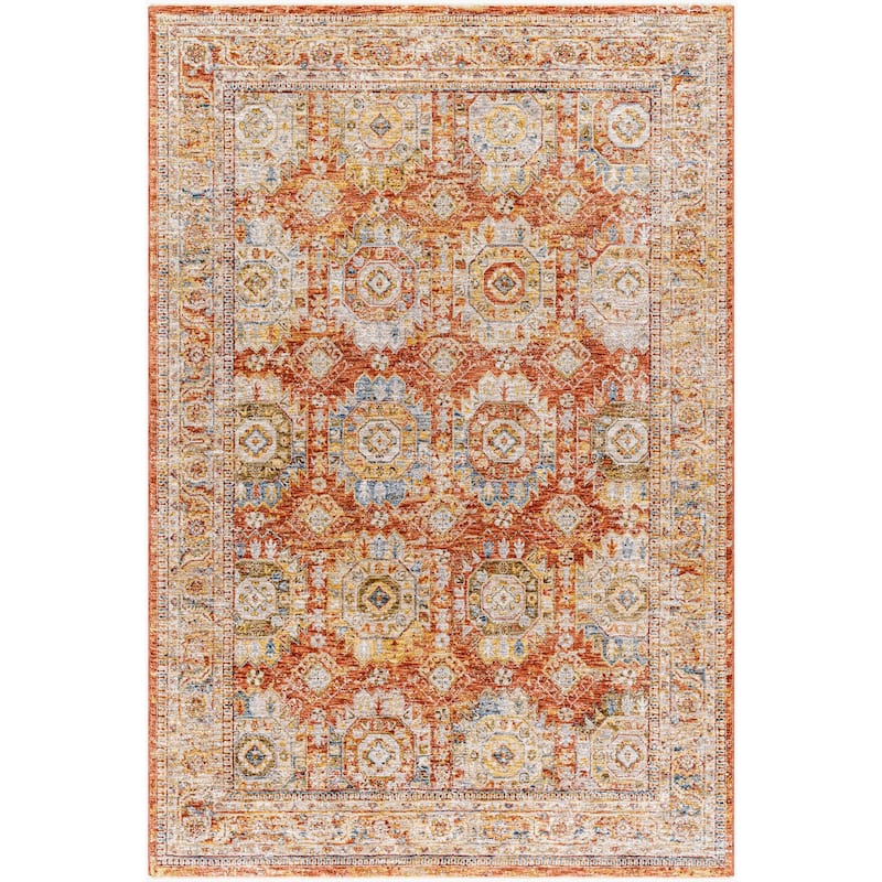 Livabliss Transitional Mona Lisa Medallion Area Rug
