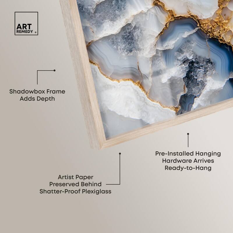 Denim Dreams I Shadowbox by Art Remedy