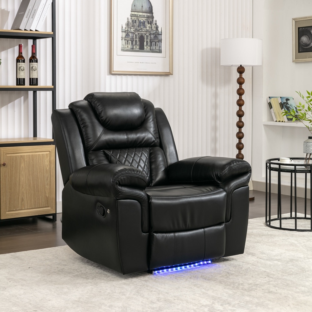 Oversized Faux Leather Recliner Chairs - Bed Bath & Beyond