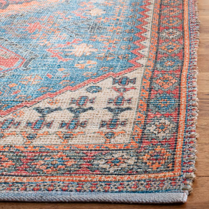 SAFAVIEH Handmade Saffron Aracely Modern Tribal Cotton Rug
