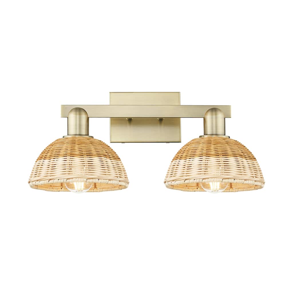 Innovations Lighting 716-2W-11-16 Natural Ballston Dome Vanity 2