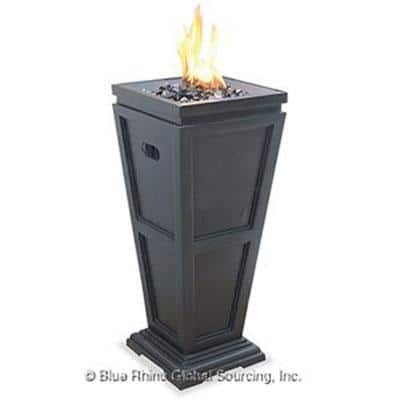 Shop Blue Rhino Uf Lp Gas Column Firepit Med Free Shipping Today