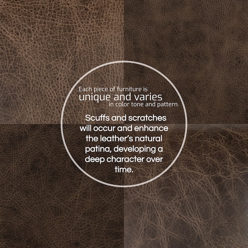 Poly & Bark Canale Sofa - Full Grain Genuine Italian Leather