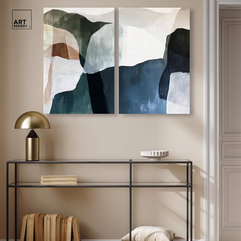 Deliberately Lucky Canvas Set of 2 by Art Remedy, Gallery Wrapped
