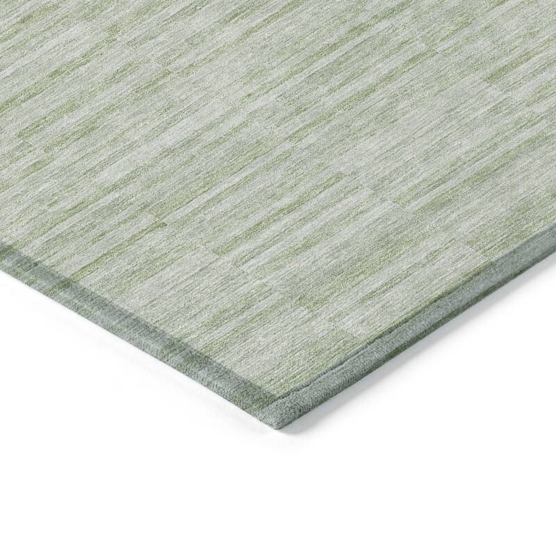 HomeRoots Striped Transitional Rectangle Outdoor Rug