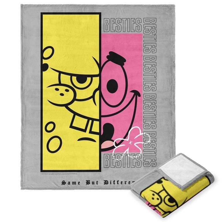 Nickelodeon Spongebob Squarepants Silk Touch Throw Blanket