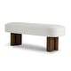 preview thumbnail 42 of 68, Christopher Knight Home - Modern Upholstered Dining Bench with Padded Seating