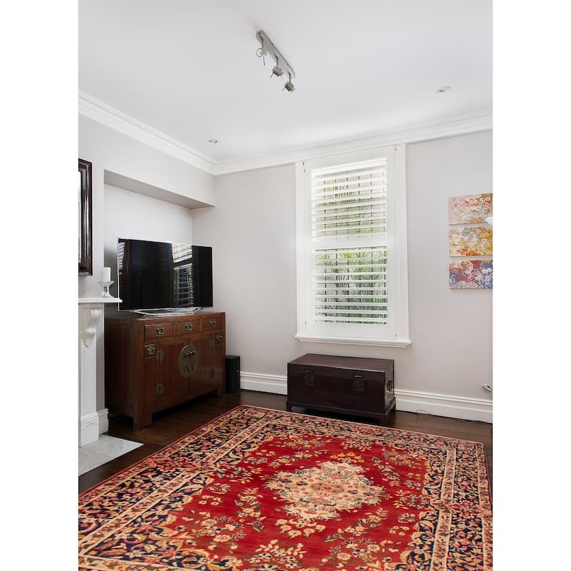 ECARPETGALLERY Hand-knotted Anatolian Vintage Red Wool Rug - 4'11 x 7'1